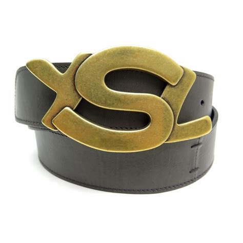 ceinture yves saint laurent logo|st laurent ceinture.